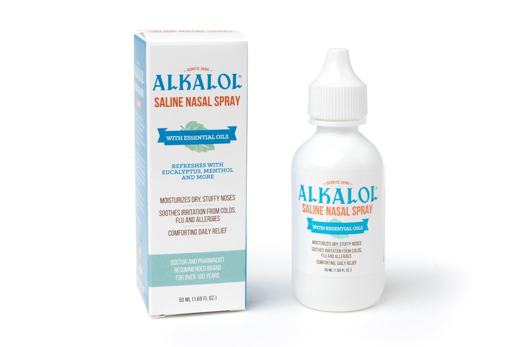 Alkalol Soluzione Saline Nasal Spray, 1,69 Ounce