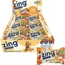 Zing Peanut Butter Chocolate Chip Kids Vegan Protein Bars, Gluten Free 100 Calorie Mini Bar, Dairy Free Nutrition Bars with Plant Based Protein, Kosher, No Soy, No Sugar Alcohols - 18 conte