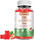Zinc Gummies - Zinco ad alta potenza 50mg con Vitamina C + Vitamina D3 + Elderberry - Supporto per la Salute Immune - Vegan, Non OGM e Gluten Free - 60 Gummies