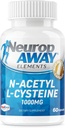 NeuropAWAY Elements N-Acetyl L-Cysteine 1000mg 60ct con capsule (60 1000mg capsule per bottiglia)