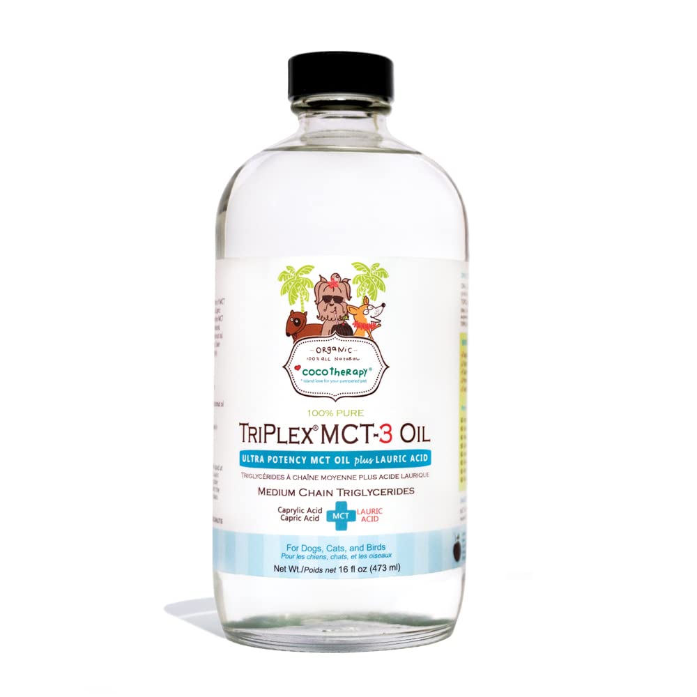 CocoTherapy Triplex MCT-3 olio, non OGM, 100% puro e naturale, 16 oz.