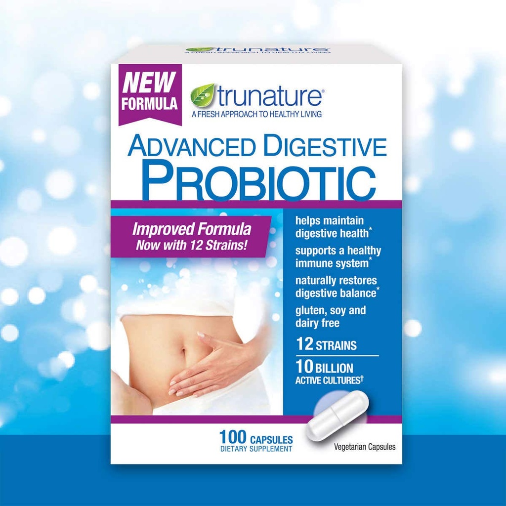 TruNature Digestive Probiotic Capsule, 100 Conte