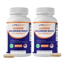 Vitamatic 2 pacchetti valeriana radice 20:1 estratto 250 mg - 240 capsule - 20X estratto concentrato