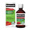 Robitussin adulto Massima resistenza Cough + Chest Congestion DM Max (8 fl. oz. Bottiglia), Cough Suppressant & Expectorant, Raspberry Flavor