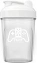 MIXT Energy Shaker Bottiglia, 16 oz. Shaker Bottiglia, BPA Free & Lid Mixing Technology (16 oz, Game Controller)