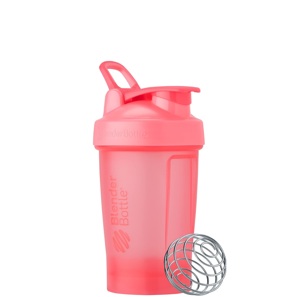 BlenderBottle Classic V2 Shaker Bottiglia perfetta per scuotere proteiche e pre allenamento, 20 once, rosa chiaro