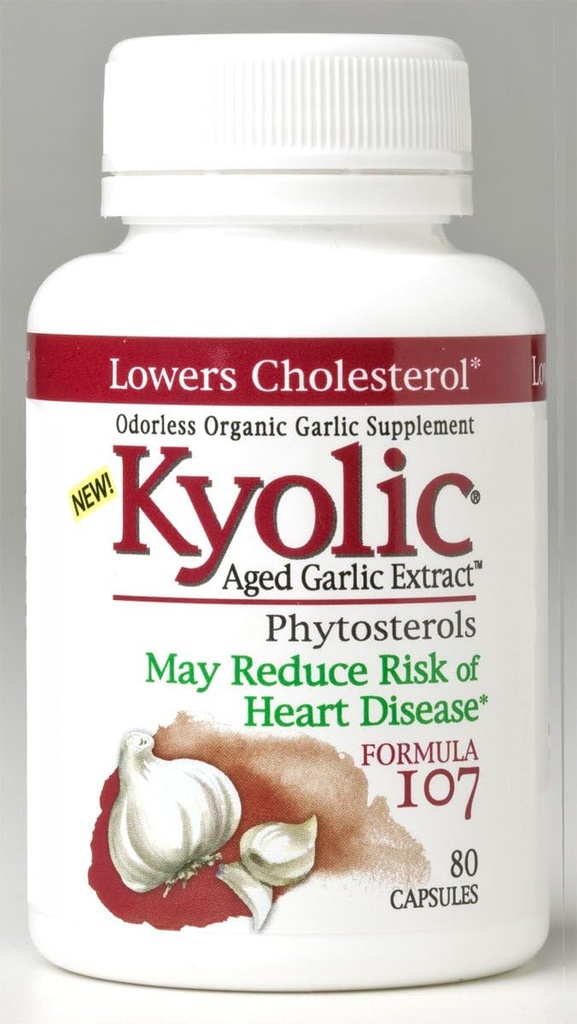 Kyolic Formula 107 80 caps di Wakunaga