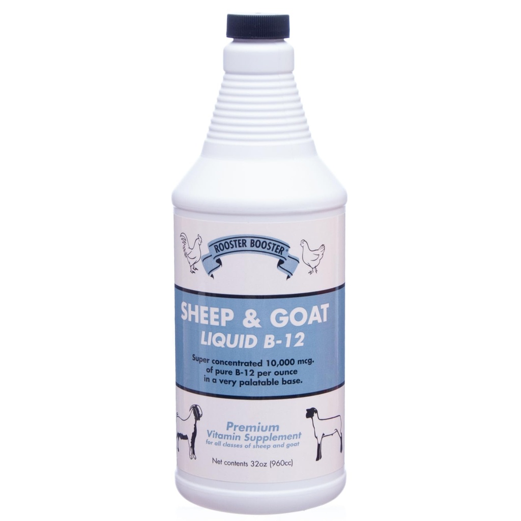Rooster Booster B-12 Sheep e Goat Liquid, 32-Ounce