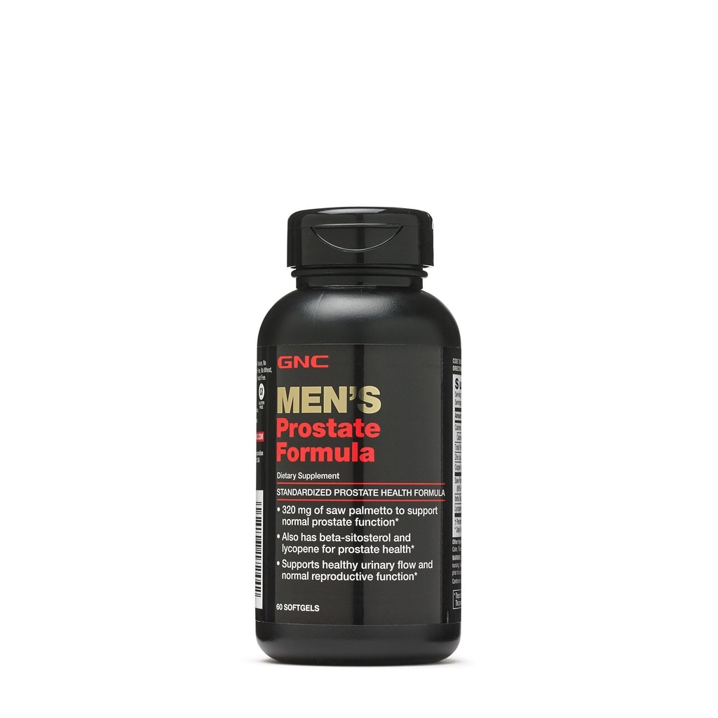Formula di prostata maschile GNC, 60 Softgels, Supporta la funzione riproduttiva normale