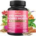 BMVINVOL Inositol Supplemento - Myo-Inositol e D-Chiro Inositol Ideale 40:1 Ratio - Plus Berberine, Cinnamon, Ashwagandha + 5 Più - 60 capsule