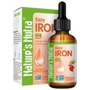 Nutra Easy Iron, Premium Liquid Iron per Baby, Infant, Bambini e Bambini, Ferrochel, Anemia, Hemoglobin, Non-GMO, Kosher, 2 Fl. Oz (60ml)