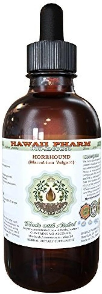 Estratto di liquido senza alcool Horehound, Horehound organico (Marrubium vulgare) L'erba secca Glycerite 2 oz
