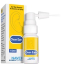 NAVEH PHARMA® CleanEars | Spruzzo di rimozione rapida della cera dell'orecchio | rompe giù & dissolves Earwax in appena 1 trattamento | clinicamente dimostrato di essere 300% più efficace W / olio minerale | Gentle & Safe | 0.5 Fl Oz