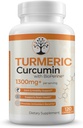 Supplemento di curcuma con 95% di curcuminoidi standardizzati e estratto di pepe nero - benefici antiossidanti - 120 capsule vegane