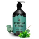 Striking Viking Beard Wash (17 oz) Con naturale Peppermint & Eucalyptus Scent - Paraben & Sulfate-Free Deep Cleansing Shampoo For Beard Care