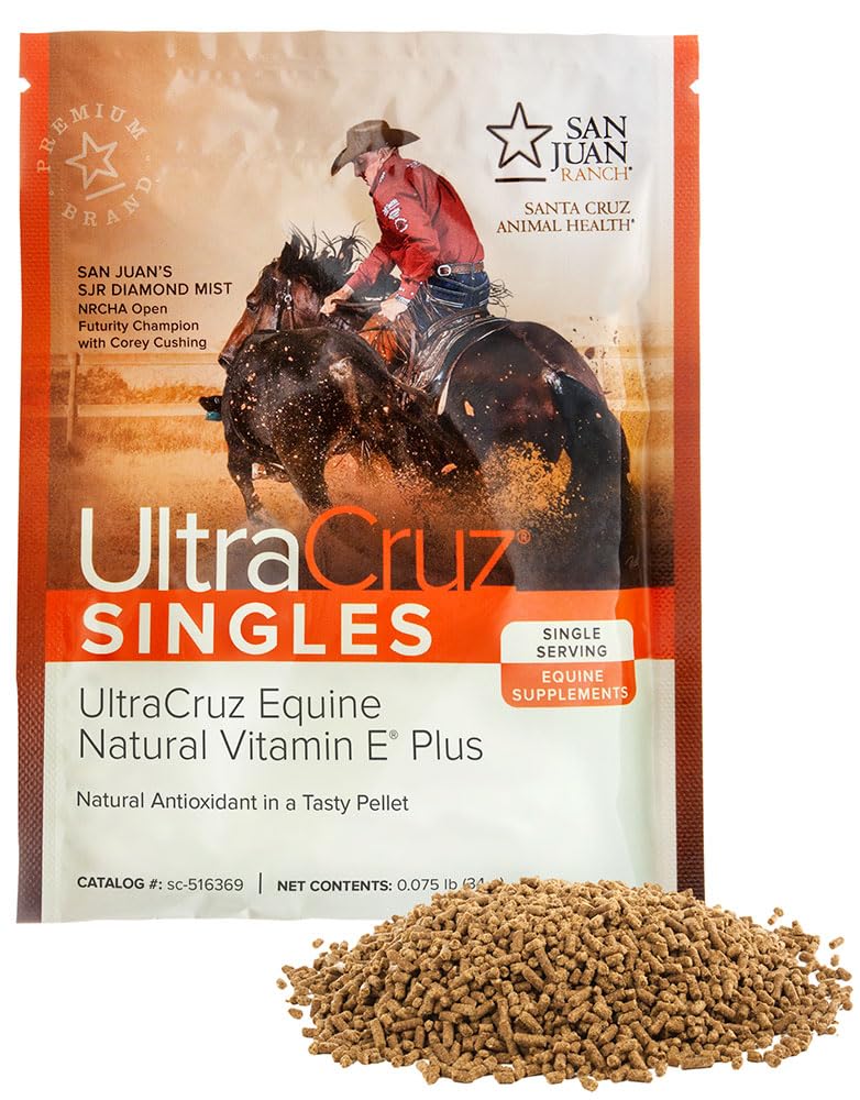 UltraCruz - sc-516417 Equine Natural Vitamin E Plus Supplemento per cavalli, 60 Serve Singola, Pellet (30 giorni di alimentazione)