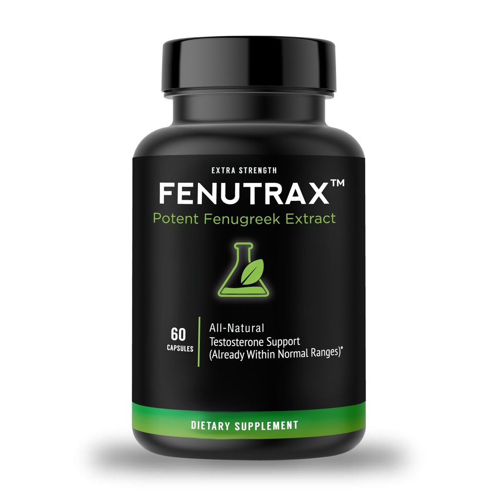 VitaMonk FenuTraxTM Fenugreek estratto 1 mese di fornitura - più forte di Testofen - ad alta potenza (50%) - Supporto testosterone per gli uomini - crescita muscolare, energia e unità (60 capsule)