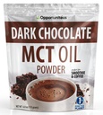 Opportuniteas MCT Oil Powder, Keto Creamer for Coffee, Drinks&Smoothies, Low Carb Keto Friendly, Boost Energy&Mental Focus, Supplemento per la dieta Ketogenic, Gluten Free&Non-GMO, Dark Chocolate 6 oz