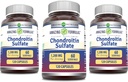 Incredibile Formulas Chondroitin Sulfate 1200 mg Per Serving Supplemento | Capsules | Non-GMO | Gluten Free | Made in USA (120 Count, 3 Pack)