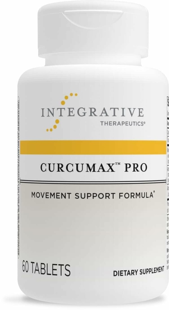 Integrative Therapeutics Curcumax Pro - Integratore Di Movimento Sano per Uomini & Donne - Supporta Discomfort Occasionale Associato a Overuse* - Dairy-Free & Vegan - 60 Tavole (30 Serve)