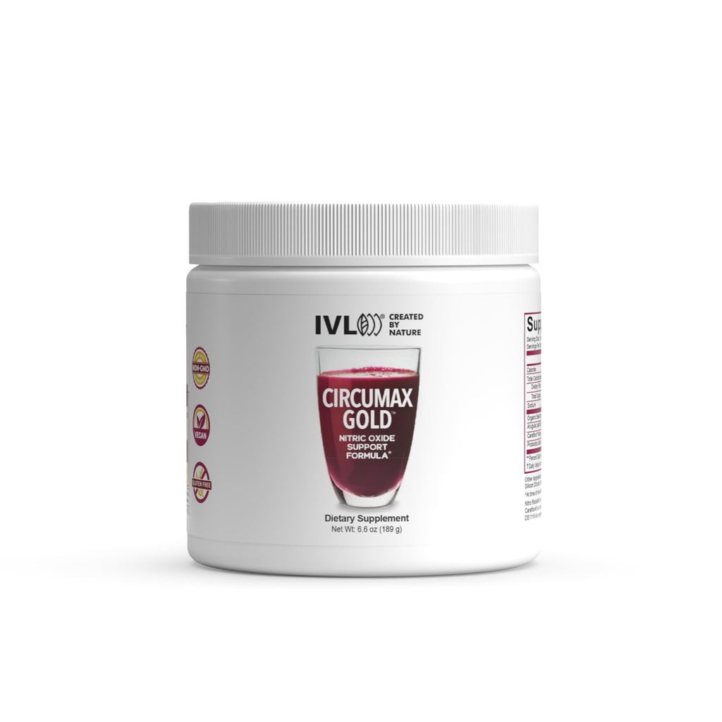 IVL - CircuMax Gold - Nitric Oxide Supplement Powder Boost - Beets organici - Careflow Mango Powder e Nitro Rocket (6.70 oz - 30 Serve)
