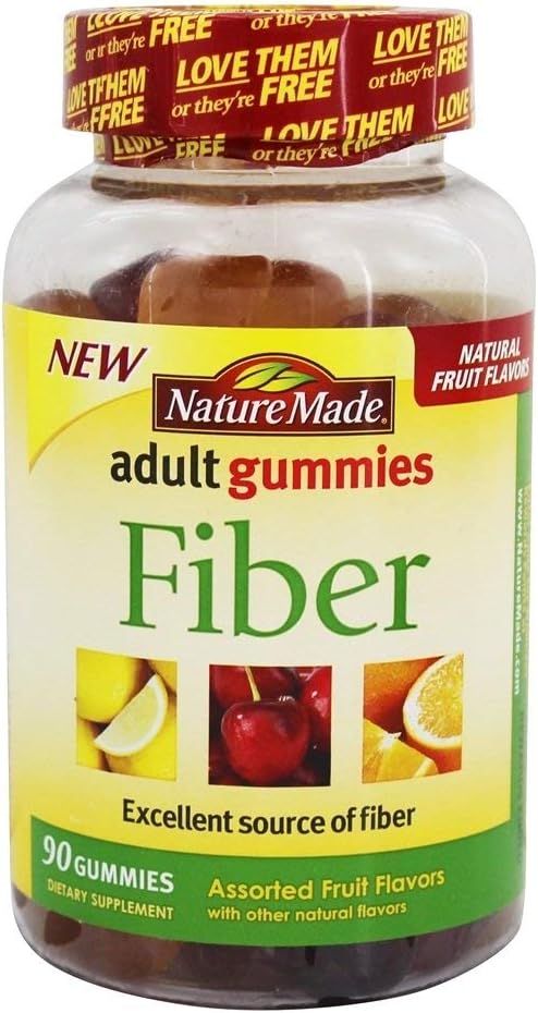 Natura fatta adulti Gummies Fibra Assorted Fruit - 90 Gummies