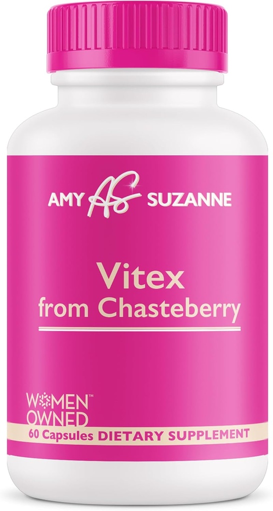 Vitex Supplemento per le donne - Armonia dell'ormone per le donne da Chasteberry Organico - Equilibrio dell'ormone, periodo, supporto perimenopause - 60 capsule