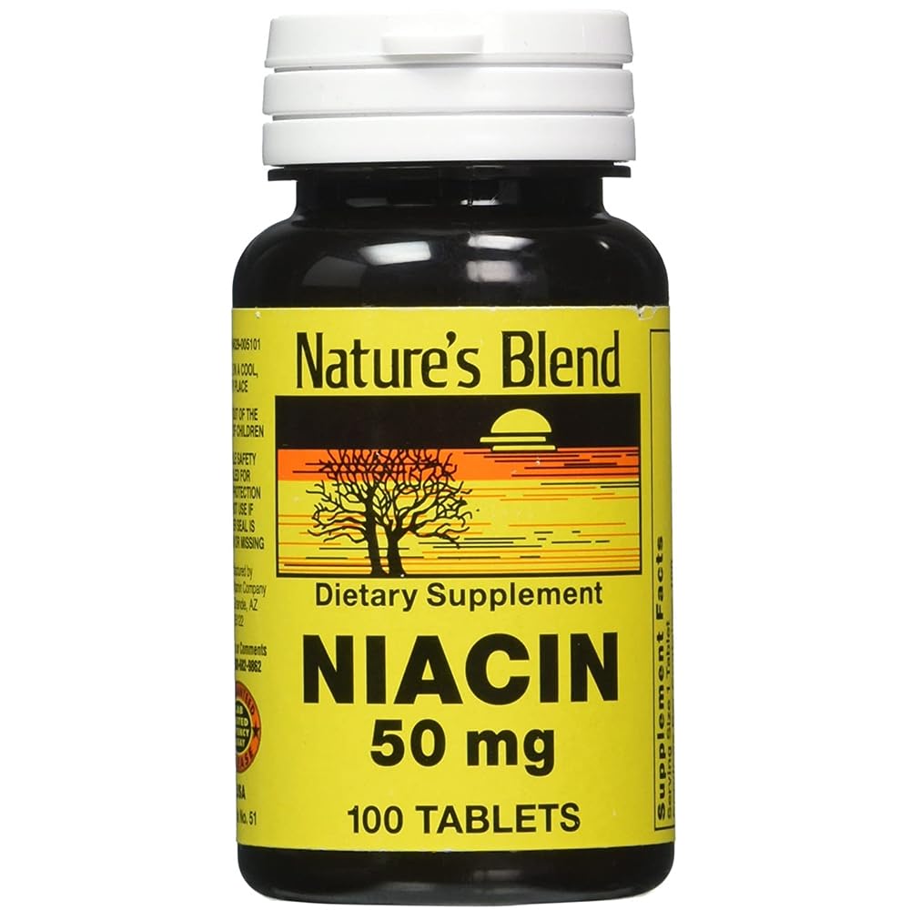 Niacin 50 Milligram 100 Tabs di miscela della natura
