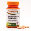 Digestione di frutta di Papaya, Migliorare la digestione, Sapore saporito, Integratore di enzimi, per Bloating e costipazione, Rilievo di gas, 180 compresse masticabili