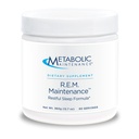 Polvere di manutenzione metabolica R.E.M. - Integratore di supporto per il rilassamento naturale con Magnesio, Melatonina, 5-HTP + Potassium - Add-in facile da bere, senza riempitivi (366g / 60 Serve)