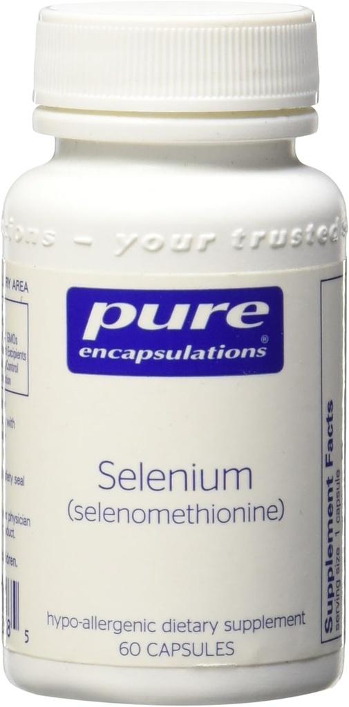 Selenium 200mcg (Selenomethionine) Integratore alimentare (60 capsule)