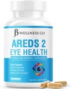 JB Wellness AREDS 2 Integratore di Vitamina e Minerali Occhi, Contiene Luteina, Vitamina C, Zeaxantina, Zinc & Vitamin Enhance Vision Supplemento - 60 Conte