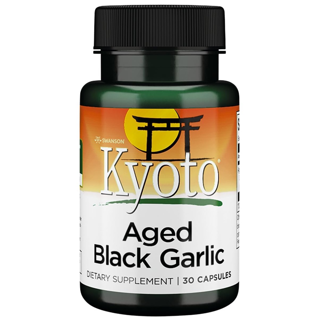 Swanson Aged Aglio Nero 650 Milligrammi 30 capsule