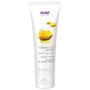 NOW Soluzioni, Vitamina D-3 Crema 1000 IU Per Grammo, Alta Potenza, Intensa umidità, 4-Oncia