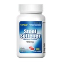 Sgabello HealthA2Z® Softener | Docusate Sodium 100mg | Capsule rosse | Rilievo di costipazione Gentle (100 conteggi (Pack of 1))