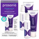 Sistema di trattamento della Prosoria Doppio Kit – 2oz | Rilievo potente della psoriasi con acido salicilico, curcuma, burro di karitè & vitamine | Gel & Unguento per la scalazione, la cottura, l'asciutto, prurito e sollievo dalla Redness