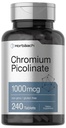 Horbaach Chromium Picolinate 1000mcg | 240 compresse | Formula Vegetariana | Non OGM, Gluten Free Supplement