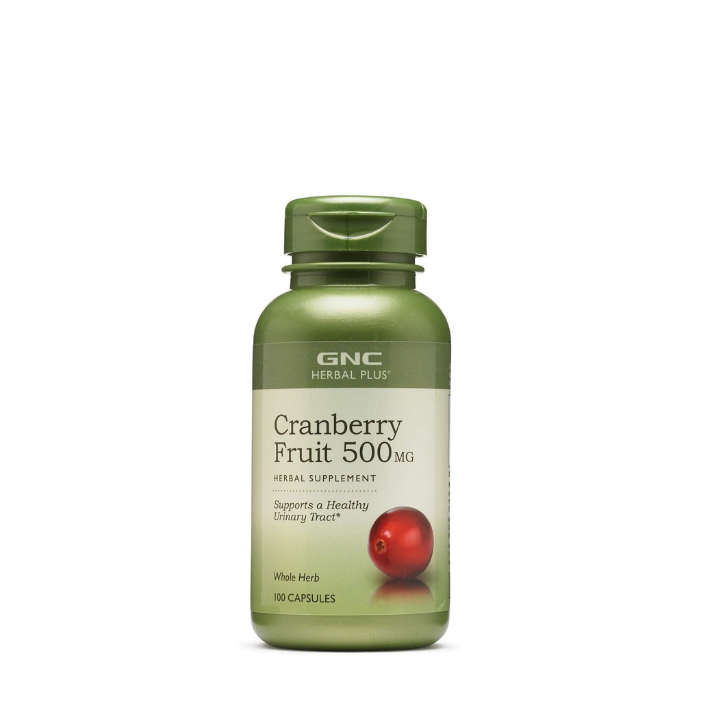GNC Herbal Plus Whole Herb Cranberry 500mg 100 capsule