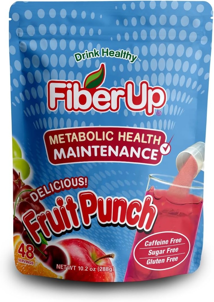 Delizioso, Prebiotici Soluble Fiber Supplement, Fruit Punch, 48 Serve.