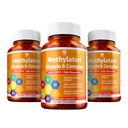 1 Corpo Vitamina B Complex 3 Pack – Biodisponibile B Vitamine con 5-MTHF Folate, B1, B2, B5, B6, Methyl B12, Niacin & Biotin – Non-GMO, Vegan, Made in USA