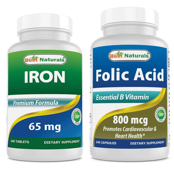 Ferro da stiro 65 mg e acido folico 800 mcg