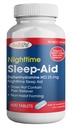 HealthPharma Nighttime Sleep-Aid, Difenidramina HCL Caplets, 25 mg (blu), 600 Conte