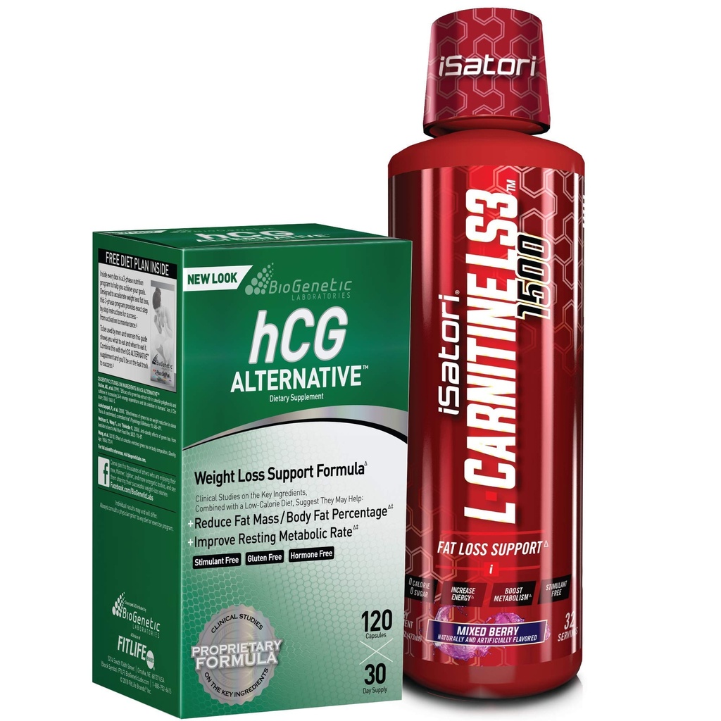iSatori L-Carnitina LS3 Bacca Mista 1500mg (32 Serve) & BioGenetic Labs
