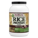 NutriBiotic – Proteina di riso al cioccolato, 3 Lb (1.36kg) | Carbo basso, Polvere di proteine crude vegetariane e keto-Friendly | Crescita e lavorata senza prodotti chimici, OGM o glutine | Facile da digerire & Nutriente-Rich
