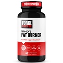 FORCE FACTOR Fat Burner femminile, Metabolismo Booster, e il supporto supplemento di perdita di peso, il tè verde Fat Burner pillole di peso per aiutare con energia, dieta ed esercizio, Vegan, non OGM, 60 capsule