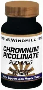 TABELLA PICOLINATA DEL CHROMIUM 200 MCG WINDMILL