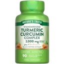 La verità della natura capsule curcuma curcuma | 90 conte | con 95% curcuminoidi standardizzati e bioperina | Non OGM e Gluten supplemento gratuito
