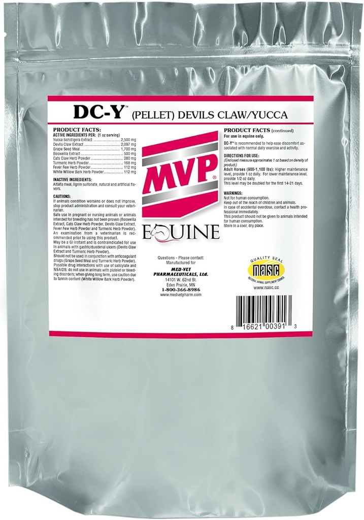 DC-Y (2 lb) Aids in Minimizing Aches and Tenderness Associated with Every Day AttivitÃ in Cavalli...