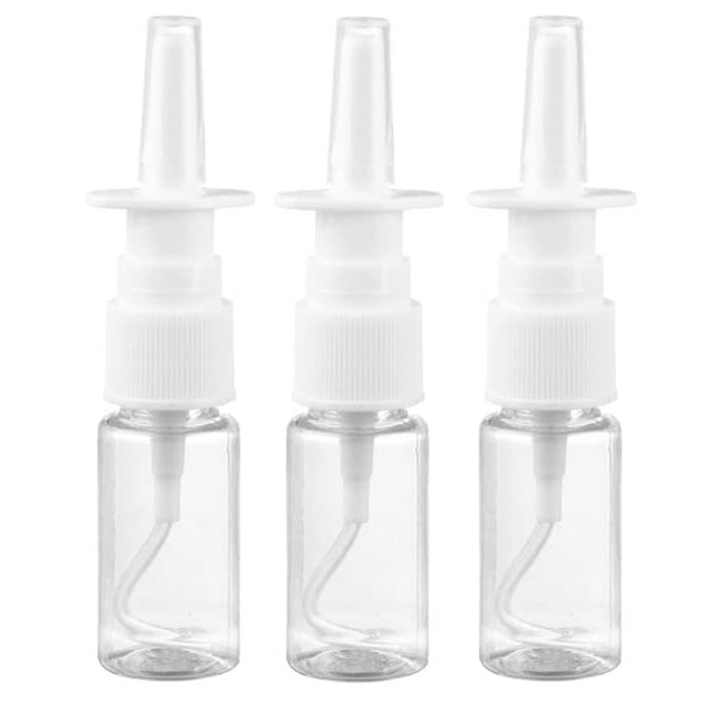 Medsuo 3pcs 10ml Bottiglie di spruzzo nasale Mist Spruzzo Bottiglia Cancella vuoto Rhinitis cura Sprayer diretto per oli essenziali Saline