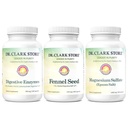 Dr Clark Store Flat Tummy & Debloating Kit – Supporto Digestivo Naturale per Bloating Relief, Flat Stomach & Better Gut Health